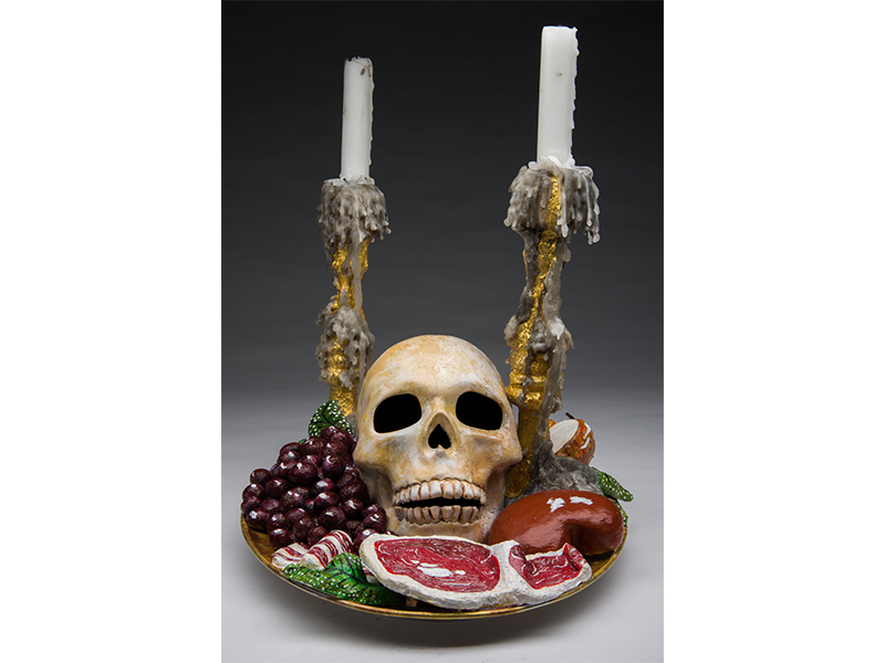 skull art auction